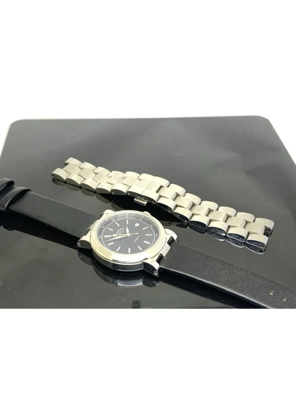 Mühle Glashütte City 99 M19940 Men's Watch German Automatic Leather Strap 40mm